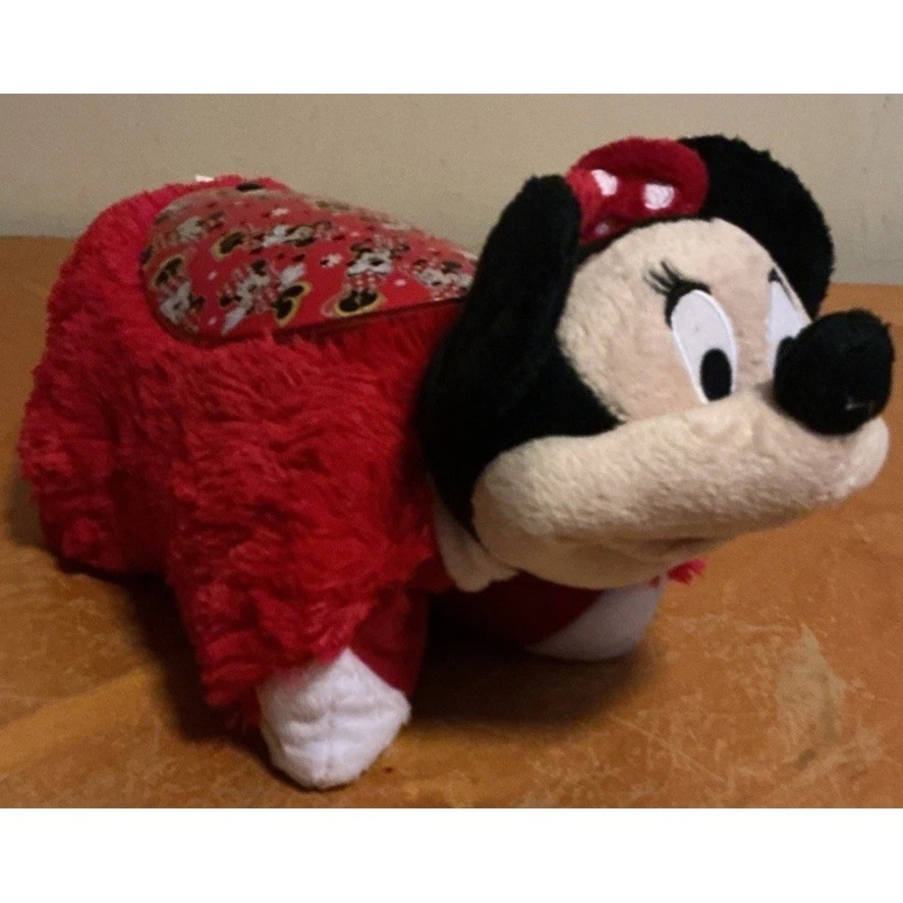 Disney Minnie Mouse Pillow Pets Sleeptime Lite Plush LED Kids' Nightlight, Works